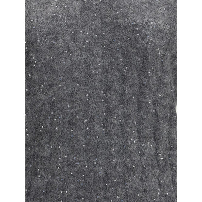 Brunello Cucinelli Gray Mohair Sweatshirt