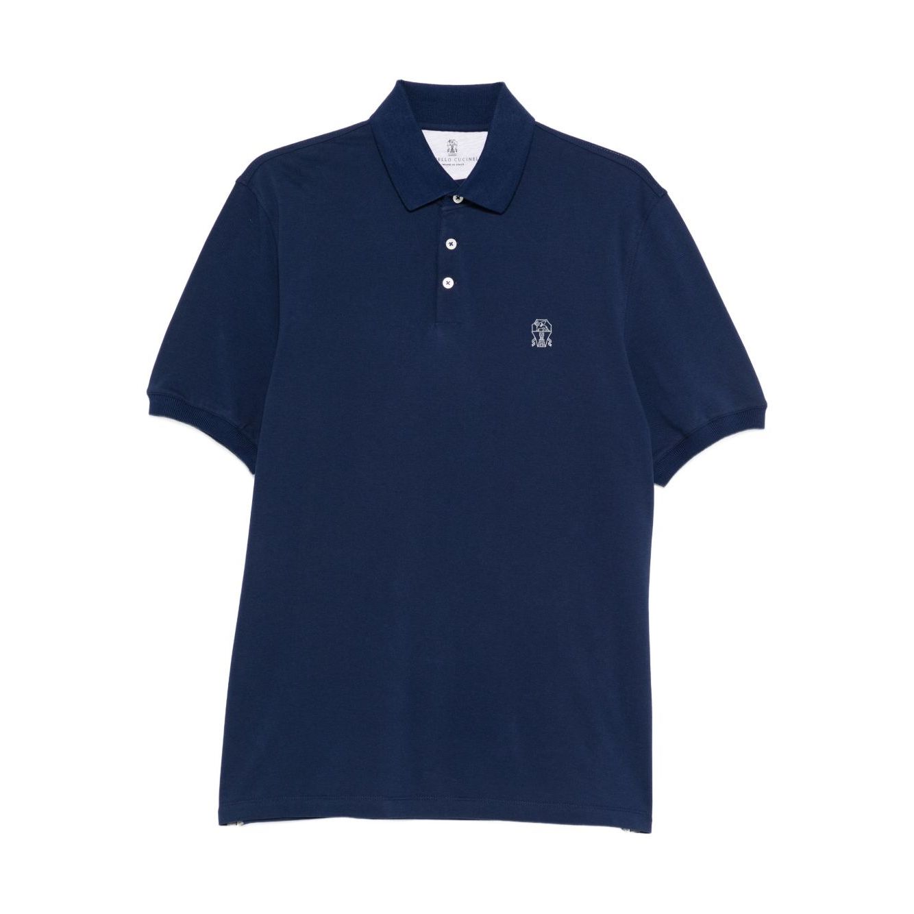 Brunello Cucinelli Logo-print polo shirt