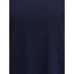 Brunello Cucinelli Monochrome T-Shirt with ribbed crew neck, showcasing minimalist design and versatile style.