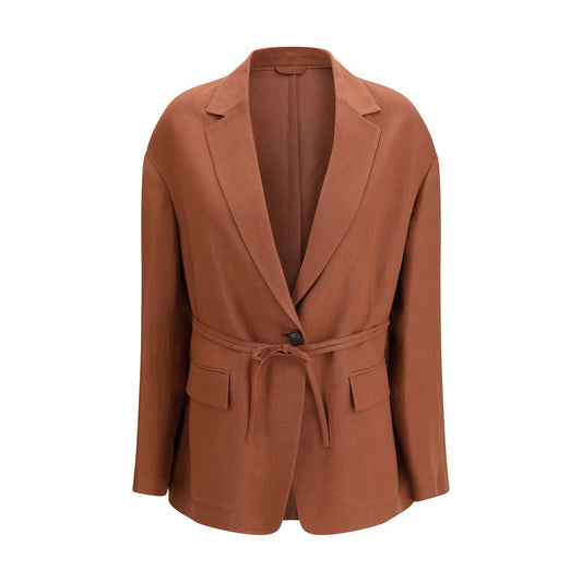 Brunello Cucinelli Multicolor Viscose Blazer 1728,72470364320,Blazers - Suits & Blazers - Clothing,Brunello Cucinelli,Clothing,IT38 | S,IT40 | M,IT42 | L,IT44 | L,Multicolor,New with tags,Suits & Blazers - Clothing,Women