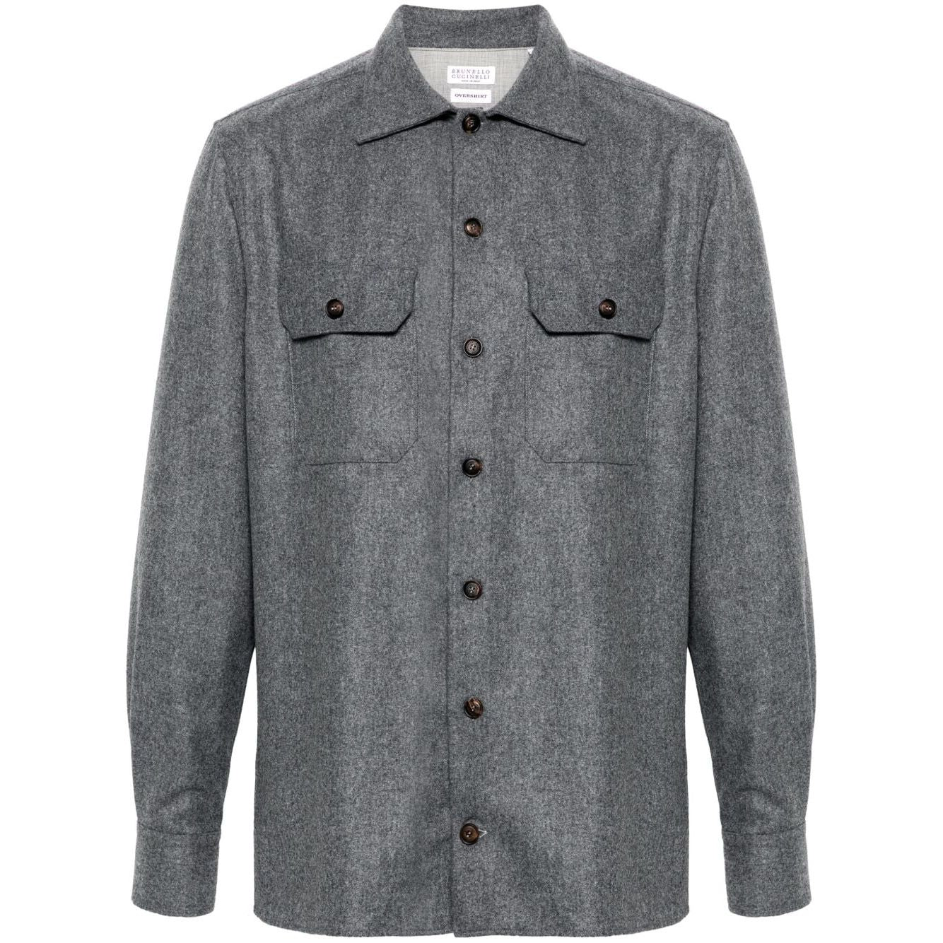 Brunello Cucinelli Shirts Grey
