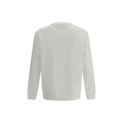 Brunello Cucinelli White Cotton Sweatshirt