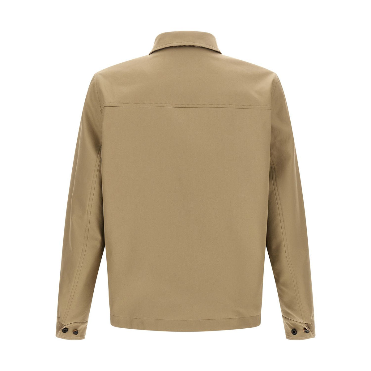Burberry Beige Wool Shell Jacket
