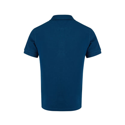 Burberry Deep Teal Blue Cotton Collared Polo Shirt