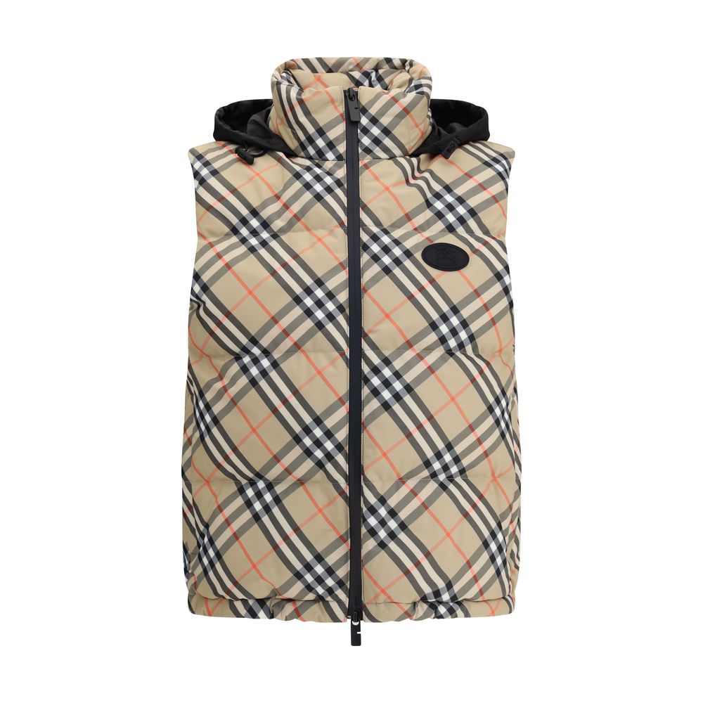 Burberry Multicolor Polyester Sleveless Jacket