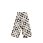 Burberry Silk Scarf with Check Archivio pattern, luxury silk accessory, elegance for formal and casual outfits, timeless Burberry style.