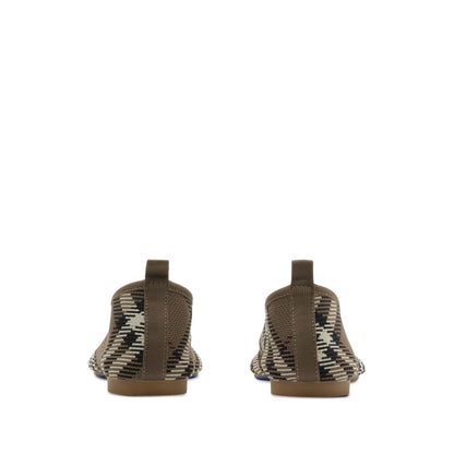 Burberry checkered Ballerina in jacquard