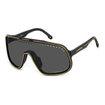 CARRERA MOD. C SPORT 02_S black polyamide sunglasses for gentlemen, featuring sleek frameless design and UV protection lenses.