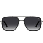 CARRERA MOD. CARRERA 256_S metal sunglasses for gents, front view. Stylish eyewear for men with black gradient lenses.