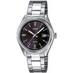 CASIO COLLECTION Mod. DATE - BLACK wristwatch, men's 38.5 mm metal case, quartz movement, black dial, water resistance 5 ATM.