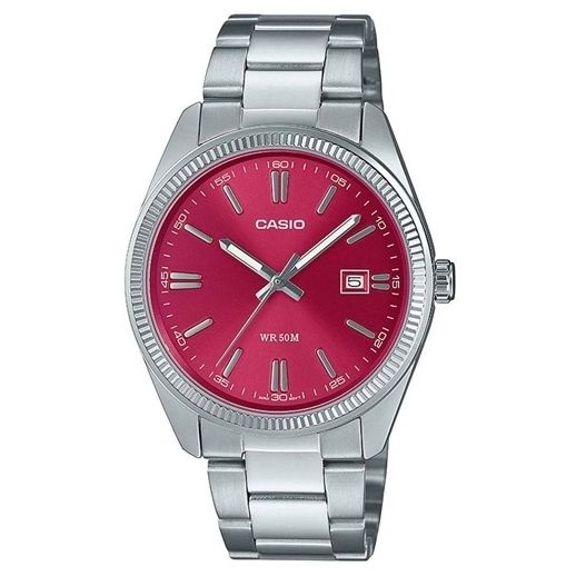 CASIO COLLECTION Mod. DATE - CHERRY RED Category - Watches,Men,READY STOCKED WATCHES,Watches - Accessories,Wristwatch