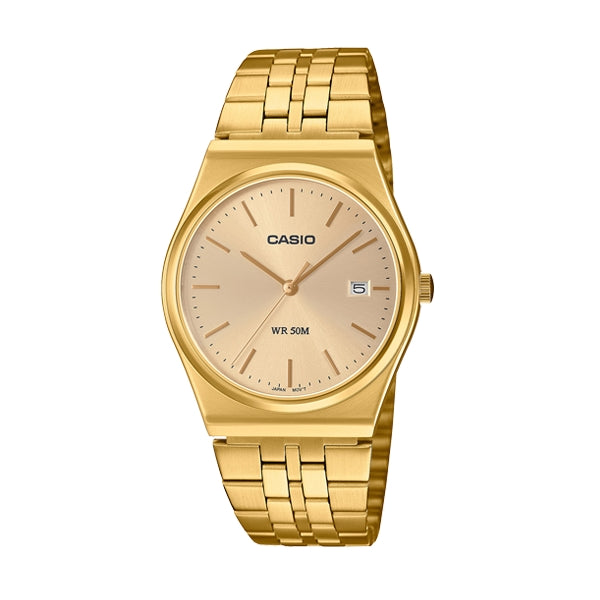 CASIO COLLECTION Mod. DATE - FULL GOLD Gent,READY STOCKED WATCHES,Wristwatch