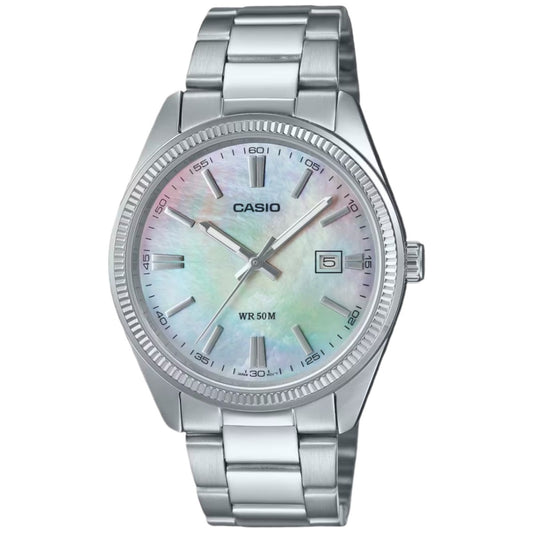 CASIO COLLECTION Mod. DATE - MOTHER OF PEARL Category - Watches,Gent Ready stocked Watches,Men,READY STOCKED WATCHES,Wristwatch