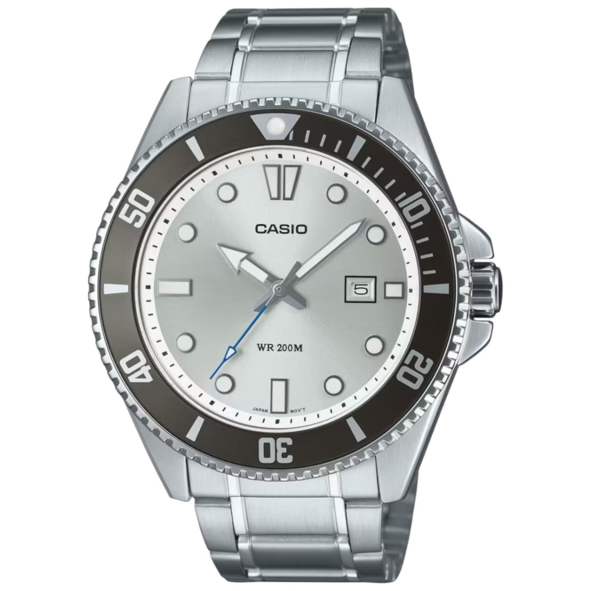 CASIO COLLECTION Mod. DIVER DATE 200M - ARGENTEE WATCHES