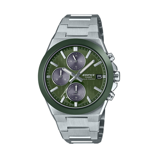 CASIO EDIFICE Mod. SOLAR POWERED CHRONOGRAPH - GREEN