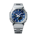CASIO G-SHOCK MASTER OF G Mod. OAK FULL METAL Bluetooth®, stainless steel wristwatch, water resistant, multifunction solar movement.