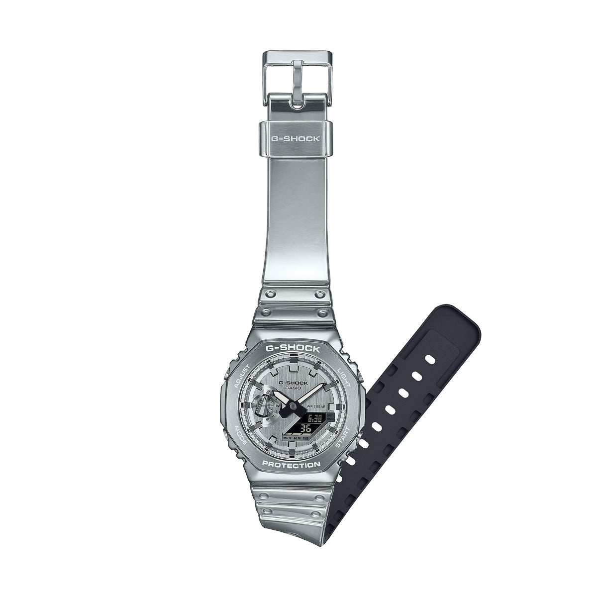CASIO G-SHOCK Mod. G-STEEL - FINE METALLIC SERIES - SILVER