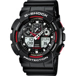 CASIO G-SHOCK Mod. GS BASIC wristwatch with 20 ATM water resistance, resin case and strap, quartz movement, multifunction features.