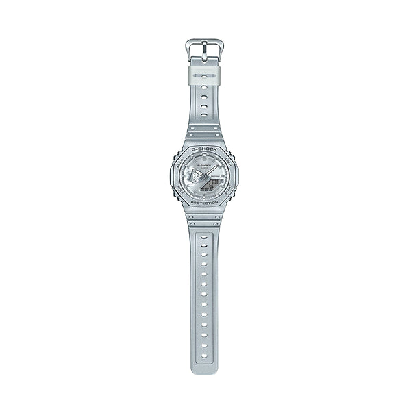 CASIO G-SHOCK Mod. OAK - FORGOTTEN FUTURE SERIE ***SPECIAL PRICE*** wristwatch with silver dial and resin strap, 20 ATM water resistant.