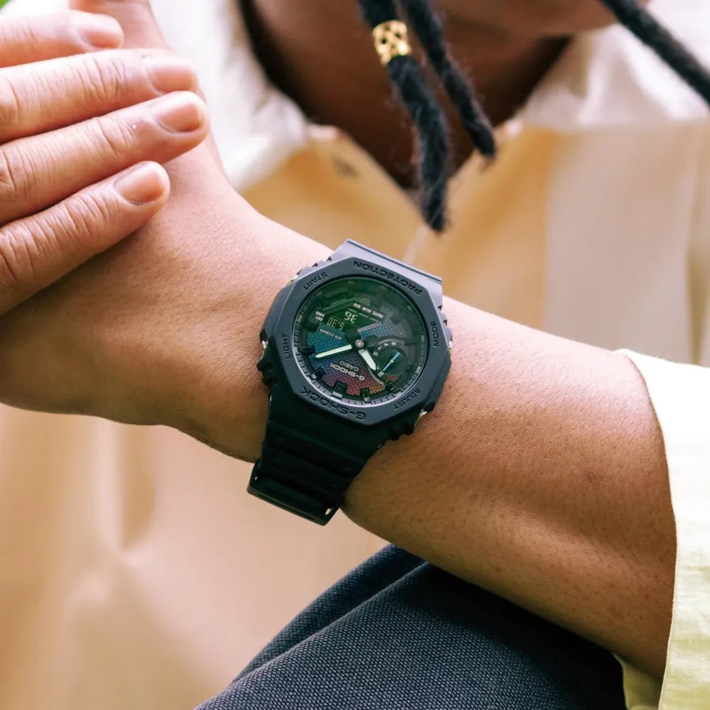 CASIO G-SHOCK Mod. OAK - RAINBOW BRICK WALL SERIE WATCHES