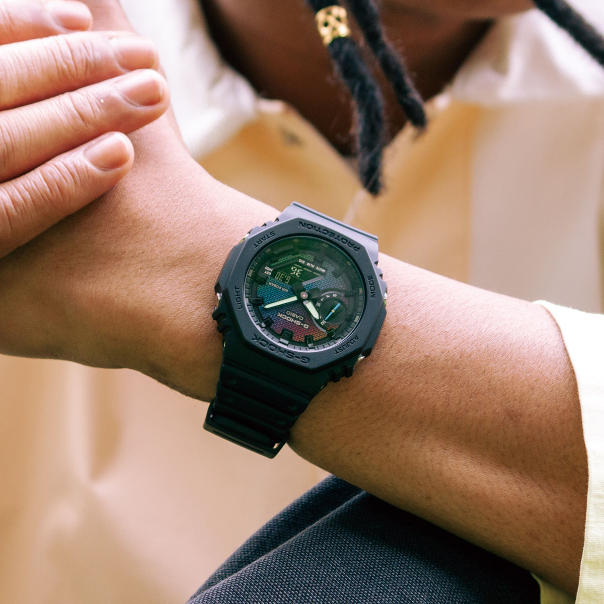 CASIO G-SHOCK Mod. OAK - RAINBOW BRICK WALL SERIE WATCHES