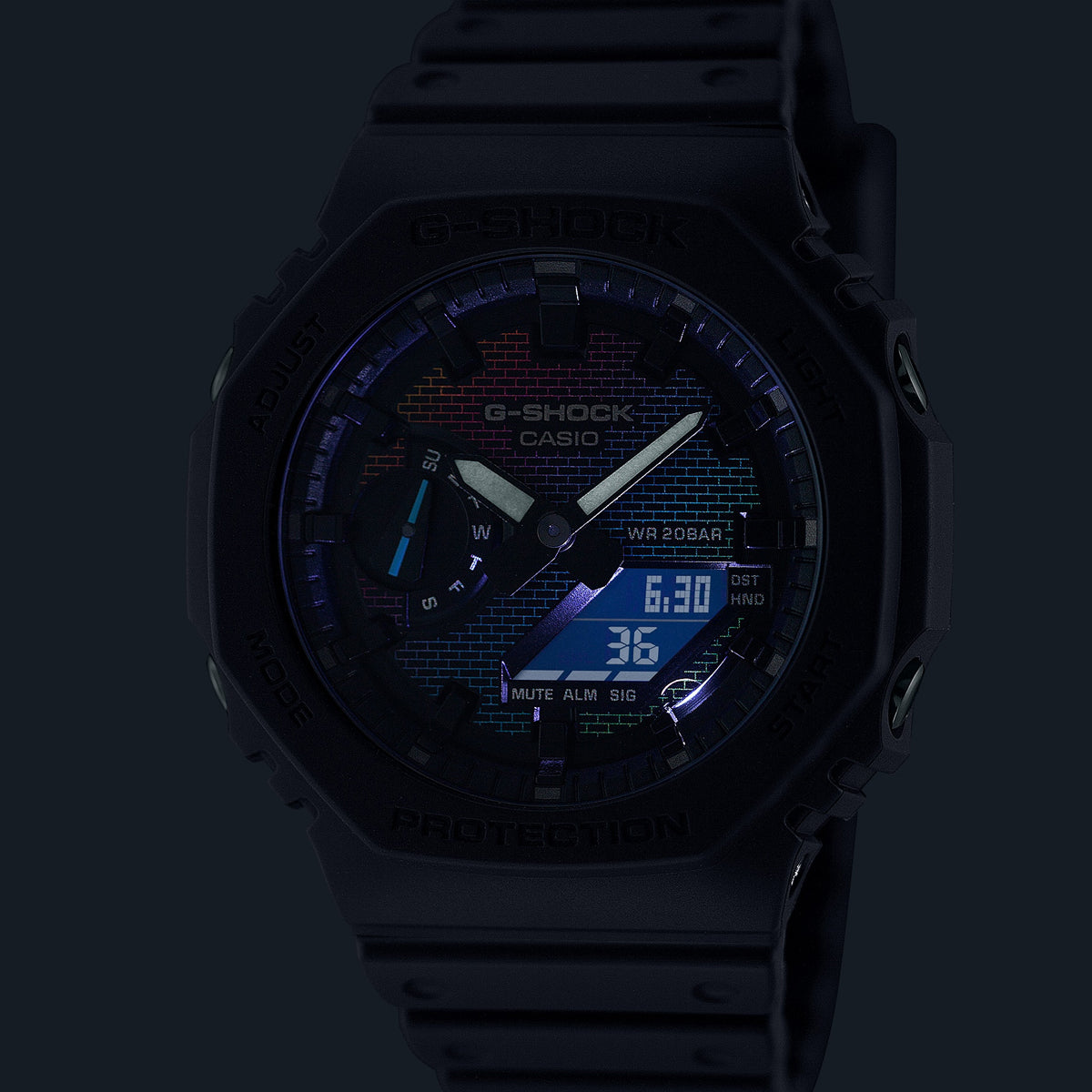CASIO G-SHOCK Mod. OAK - RAINBOW BRICK WALL SERIE WATCHES