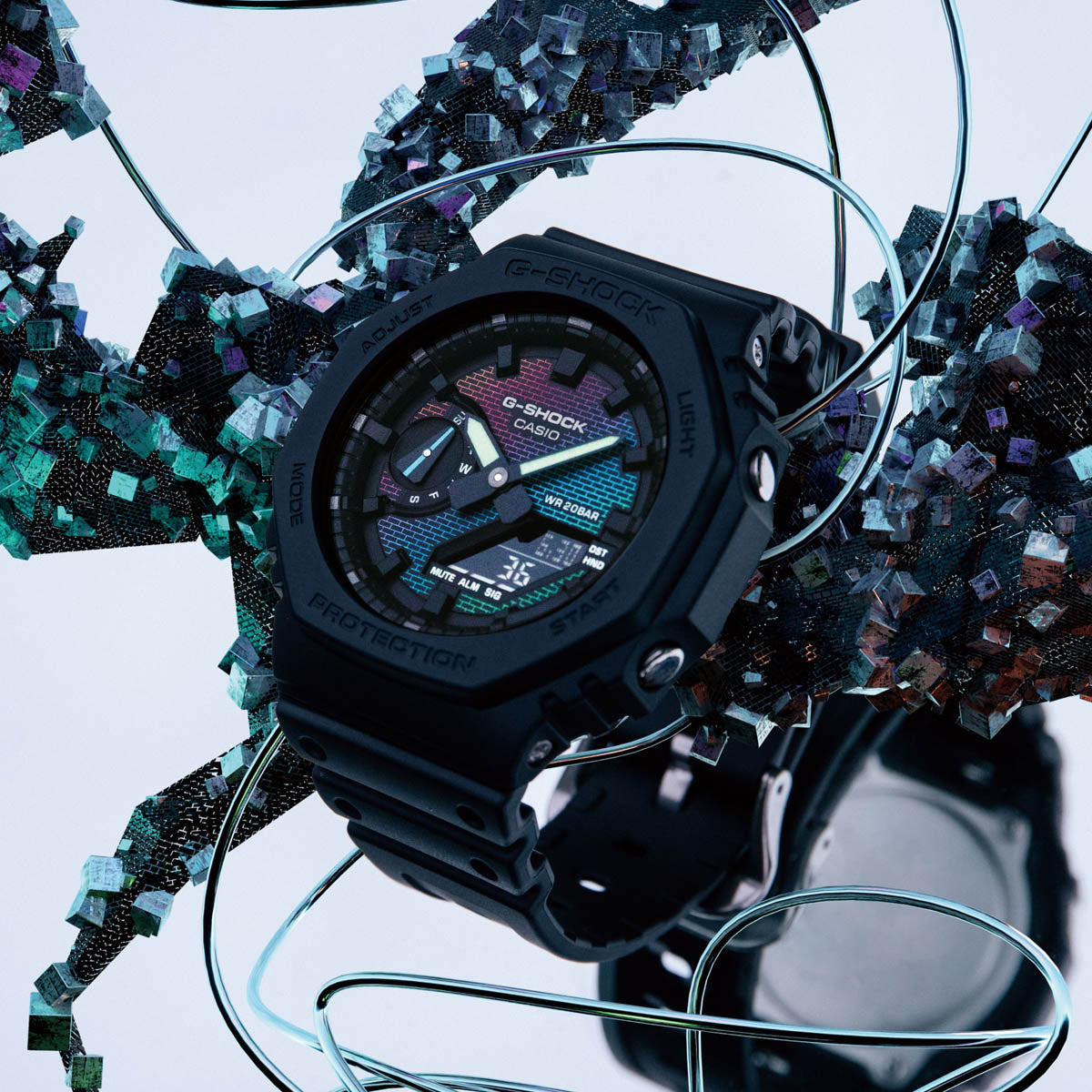 CASIO G-SHOCK Mod. OAK - RAINBOW BRICK WALL SERIE WATCHES