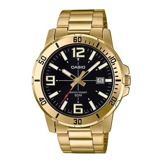 CASIO SPORT COLLECTION Mod. DIVER 50M GOLD - BLACK Gent,Men,READY STOCKED WATCHES,Wristwatch