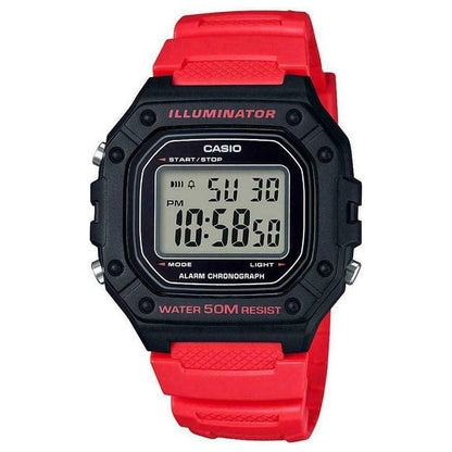 ?CASIO TIMELESS COLLECTION Mod. SPORT ILLUMINATOR WR 50M. ALARM. CHRONOGRAPH - BLACK - VIVID (Brilliant color)