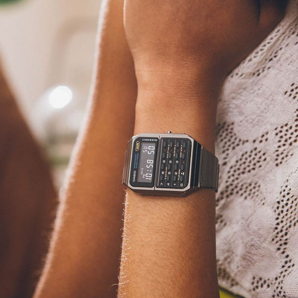 CASIO VINTAGE Mod. CALCULATOR EDGY COLLECTION - FULL BLACK ***SPECIAL PRICE***