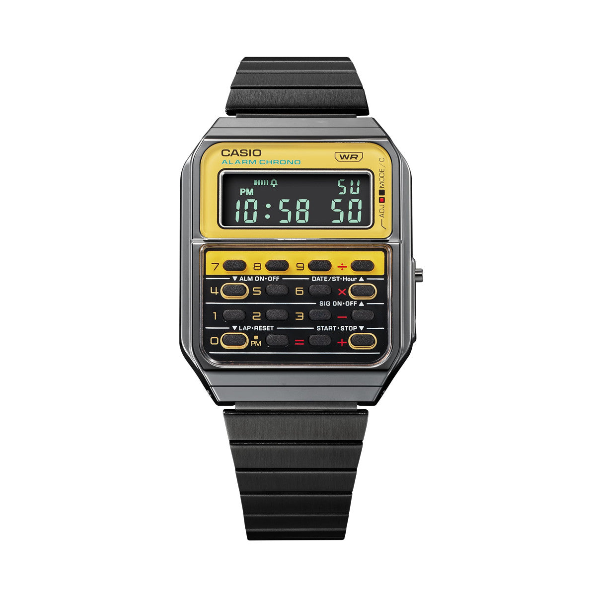 CASIO VINTAGE Mod. CALCULATOR EDGY COLLECTION - YELLOW ***SPECIAL PRICE*** WATCHES