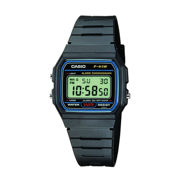 CASIO VINTAGE Mod. F-91 READY STOCKED WATCHES,Unisex,Wristwatch