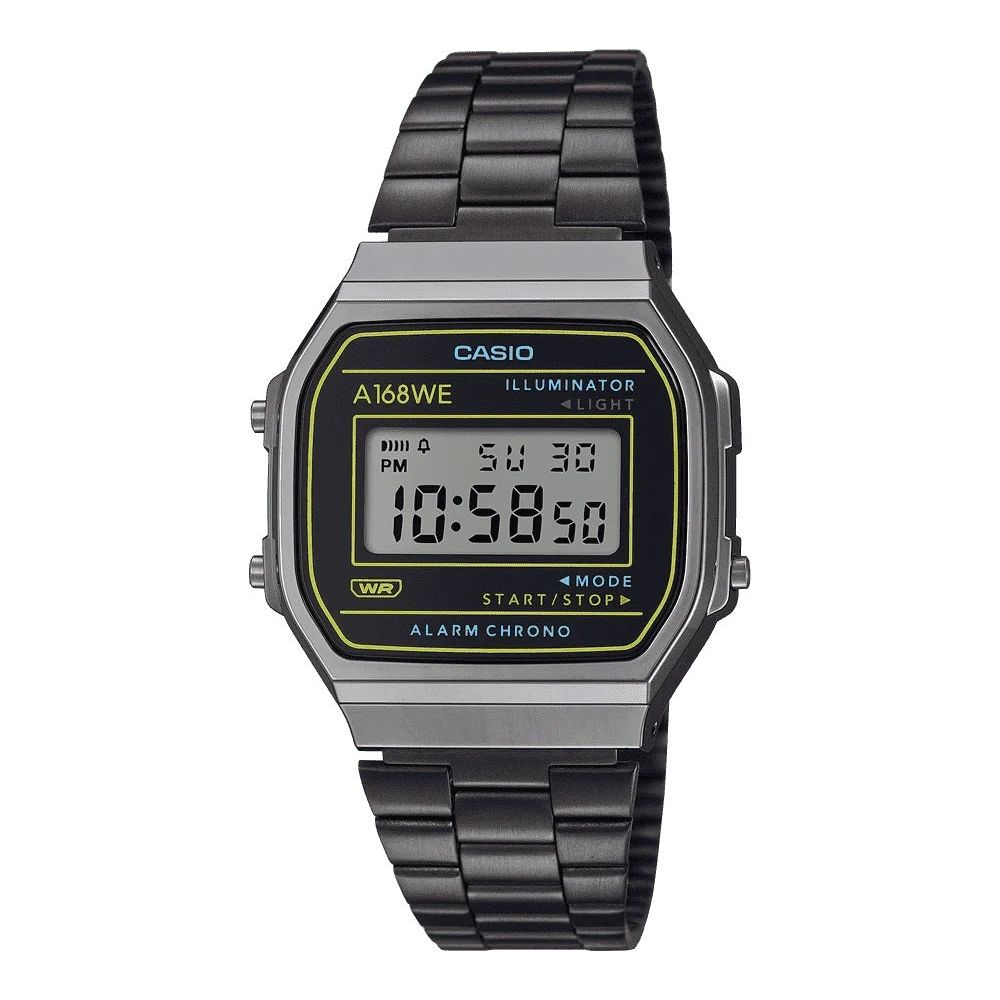 CASIO VINTAGE Mod. ICONIC - 50th ANNIVERSARY BLACK Category-Watches,Gender-Men,Gender-Women,Gent Ready stocked Watches,Lady Ready Stocked Watches,Men,READY STOCKED WATCHES,Subcategory-WatchesUnisex,Unisex,Unisex Watches - Watches,Women,Wristwatch