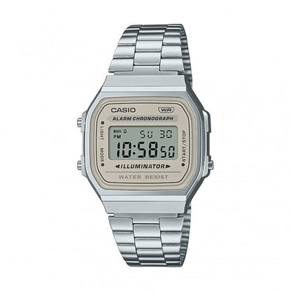 CASIO VINTAGE Mod. ICONIC - CREAM Gent Ready stocked Watches,Lady Ready Stocked Watches,Men,READY STOCKED WATCHES,Unisex,Women,Wristwatch