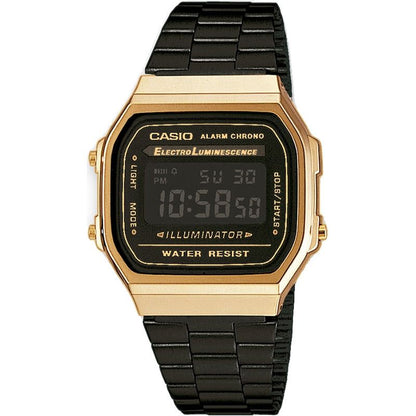 CASIO VINTAGE Mod. ICONIC - GOLD & BLACK Category-Watches,Gender-Men,Gender-Women,Gent Ready stocked Watches,Lady Ready Stocked Watches,Men,READY STOCKED WATCHES,Subcategory-WatchesUnisex,Unisex,Unisex Watches - Watches,Women,Wristwatch