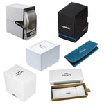 Packaging for CASIO VINTAGE Mod. ICONIC LADY GOLD BLACK wristwatch with official boxes displayed.