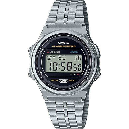 CASIO VINTAGE Mod. ROUND - BLACK Category - Watches,Gent Ready stocked Watches,Men,READY STOCKED WATCHES,Watches - Accessories,Wristwatch
