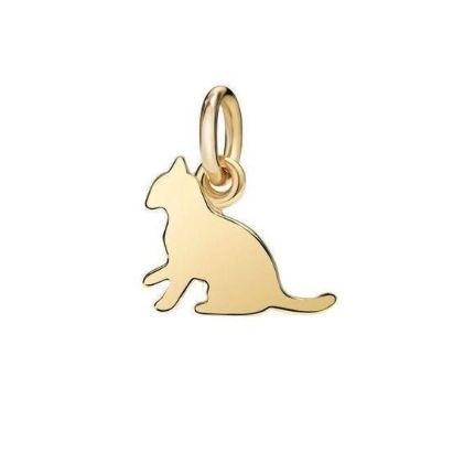 Unisex gold cat charm from CHARMS DODO MOD. DMA2006CAT0S000OG collection