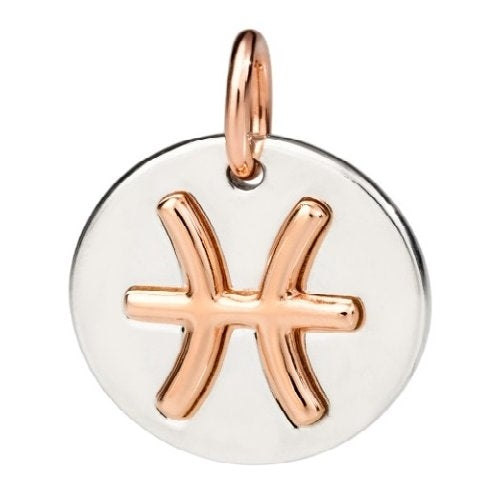 CHARMS DODO MOD. DMC2010ZODPE0009A - Zodiac charm with gold Pisces symbol