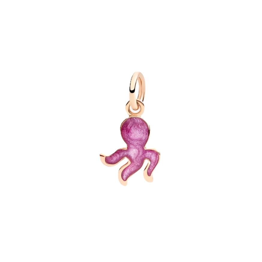 CHARMS DODO MOD. DMC4009OCTOSEPV9R octopus charm in rose color
