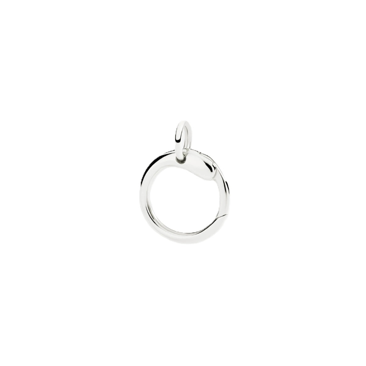 CHARMS DODO MOD. DUC5004CHOLD000AG silver round charm with hook.