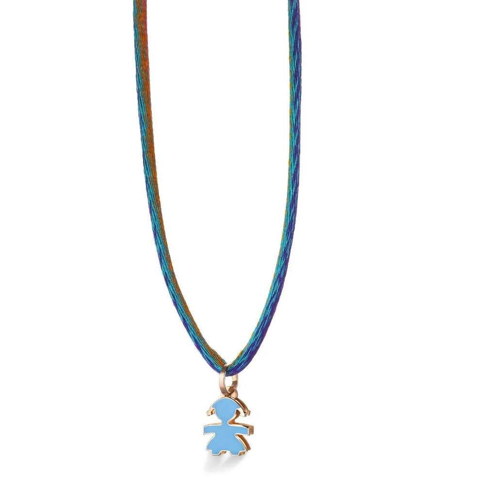 CHARMS LE BEBE MOD. LBB055-IND pendant on multicolor necklace, made of 9 Kt gold, designed for ladies, made in Italy, in official box.