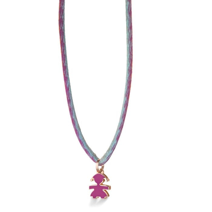 Gold 9 Kt 'CHARMS LE BEBE MOD. LBB055-VIO' lady's jewel made in Italy with official box packaging.