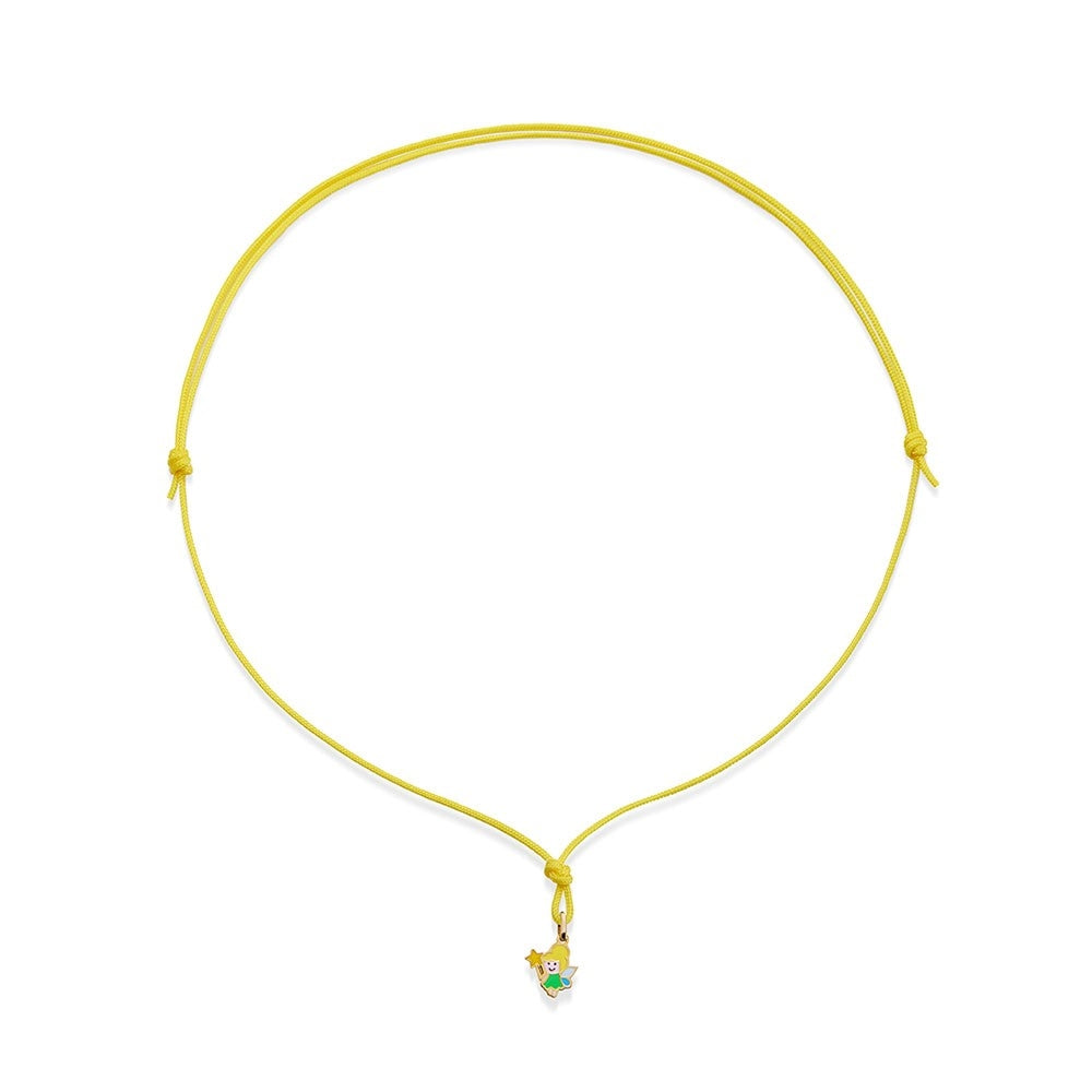 CHARMS LE BEBE MOD. PMG100_P yellow necklace with small charm