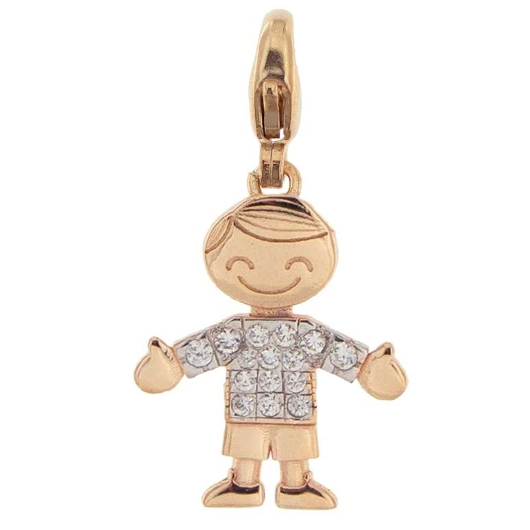 CHARMS RUE DES MILLE MOD. CNZ-007 BIMBO pendant with sparkling details