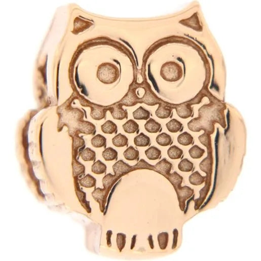 CHARMS RUE DES MILLE MOD. XR-011 gold owl charm necklace