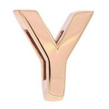 CHARMS RUE DES MILLE MOD. XR-Y gold letter Y charm