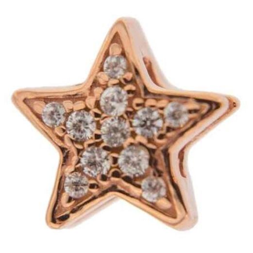 CHARMS RUE DES MILLE MOD. XRZW-005 star-shaped charm with embedded crystals