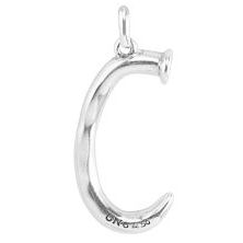 Silver letter C charm from CHARMS UNO DE 50 MOD. UD_CHA0003-C collection.