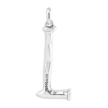 CHARMS UNO DE 50 MOD. UD_CHA0012 silver letter L charm pendant
